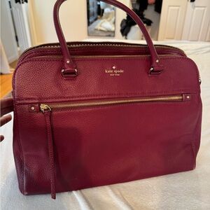 Kate Spade Red Leather Women's Bag